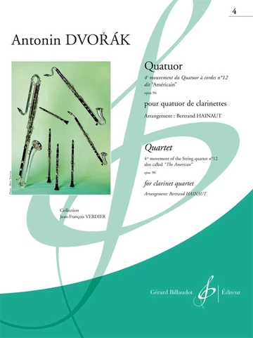 Quator. 4e mouvement du Quatuor à corde n°12, dit &amp;quot;Américain&amp;quot;, op.96 Visuel